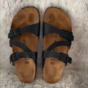 Birkenstock Black Strappy Sandals